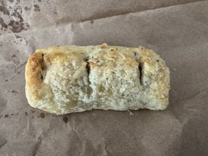 Herby sausage roll  at Barleys in Hull