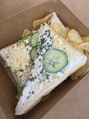 Egg mayo sandwichh  at Barleys in Hull