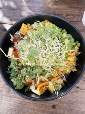 Vegan fried rice at The Blue Owl in Santa Barbara