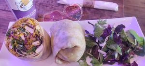 Nam toc  burrito at The Blue Owl in Santa Barbara