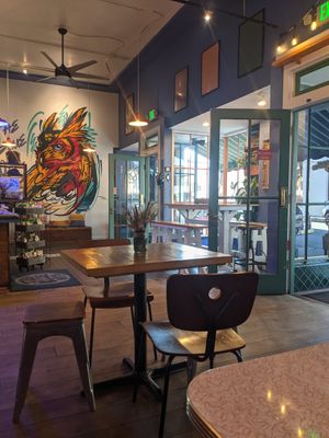 Interior at The Blue Owl in Santa Barbara