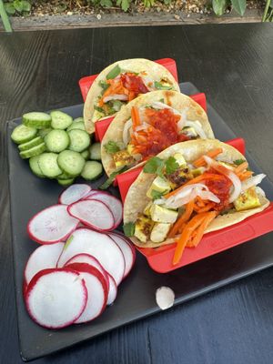 Tacos were my fave   at The Blue Owl in Santa Barbara