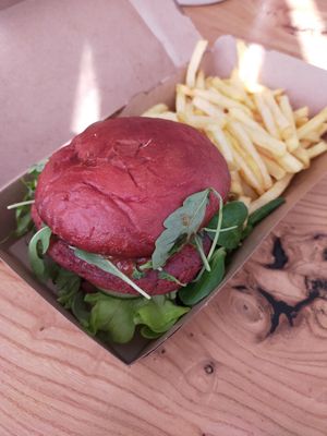 Veganer Red Burger (Take away) at Hotel Gasthof Brüggler in Radstadt