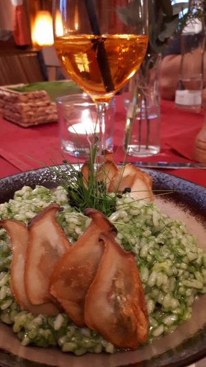 Bärlauchrisotto at Hotel Gasthof Brüggler in Radstadt