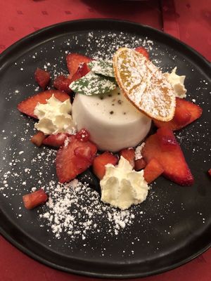 Kokos Panna Cotta at Hotel Gasthof Brüggler in Radstadt