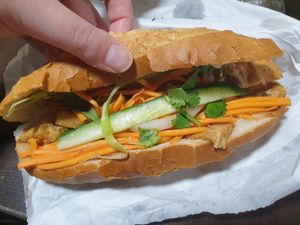 Tofu banh mi at nem in Kennington