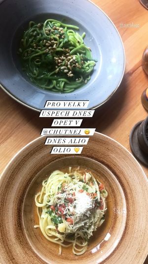 aglio olio at Chutnej in Prague