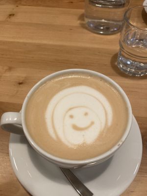 Chai Latte really tasty  at Chutnej in Prague