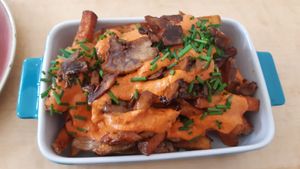 Poutine at Chutnej in Prague