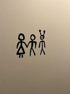 Toilet sign   at Chutnej in Prague