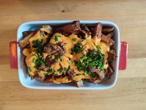 Poutine at Chutnej in Prague