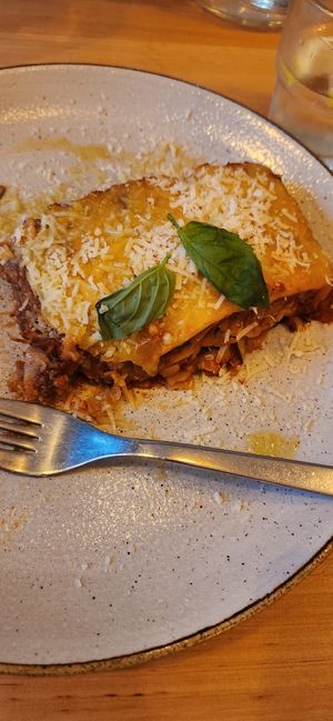 Lasagna at Chutnej in Prague