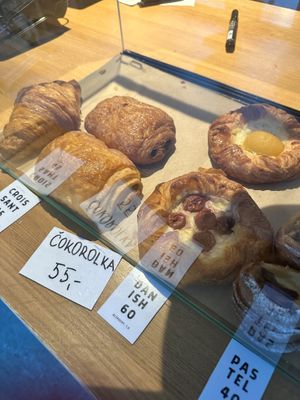 Vegan sweet buns  at Chutnej in Prague