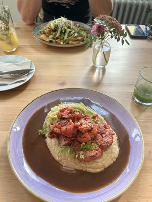 cauliflower steak  at Chutnej in Prague
