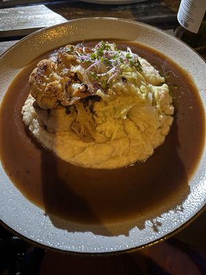 Cauliflower steak  at Chutnej in Prague