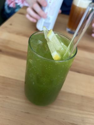 matcha lemonade   at Chutnej in Prague