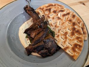 Mushroom shawarma - a weekend special at Chutnej in Prague