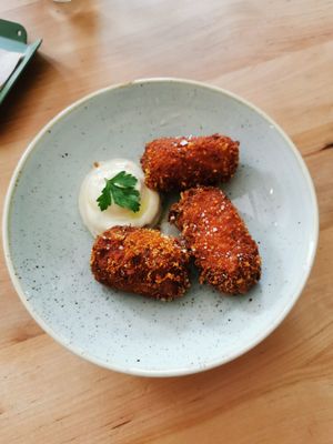 Croquettes at Chutnej in Prague