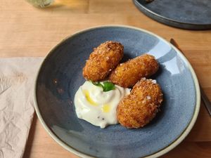 Sauerkraut patties at Chutnej in Prague