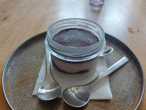 Monte dessert with white chocolate. To die for! at Chutnej in Prague