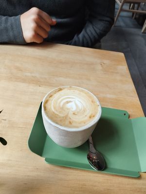 Cappuccino at Chutnej in Prague