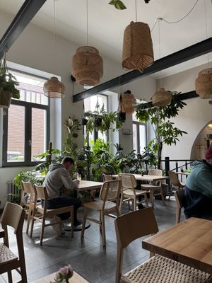 Inside Churnej  at Chutnej in Prague