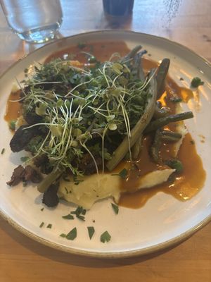 Lion’s Mane Mushroom Steak   at Chutnej in Prague