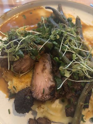 Same dish. You can see the mushrooms here.  at Chutnej in Prague