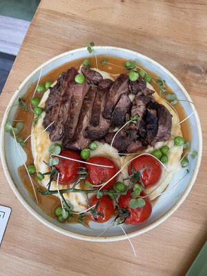 Lions main steak  at Chutnej in Prague