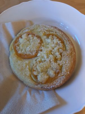 Apricot Czech cake  at Chutnej in Prague