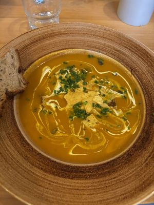 Pumpkin Soup  at Chutnej in Prague