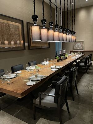 Private room at Rang Mahal - Fine Dining Indian Restaurant in Central Singapore