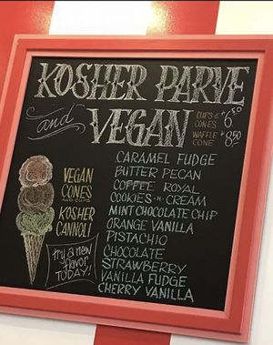 Vegan flavors  at Coney Waffle in Belmar