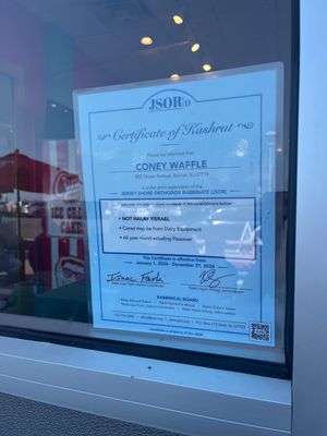   at Coney Waffle in Belmar