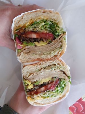 vegan turkey tlt at Better Half in Portland