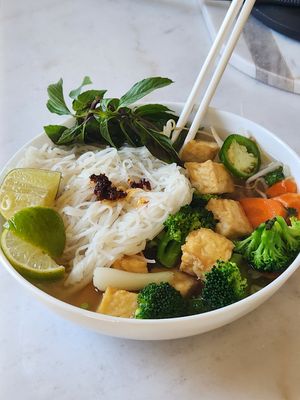 Vegan pho at Mrs 7 Pho in Wildomar