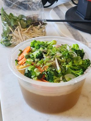 Vegan pho at Mrs 7 Pho in Wildomar