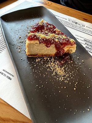Txis-cake (aka vegan cheesecake) at Kokobol in Igualada