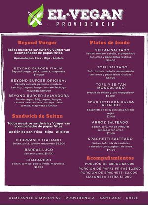  at El Vegan in Santiago