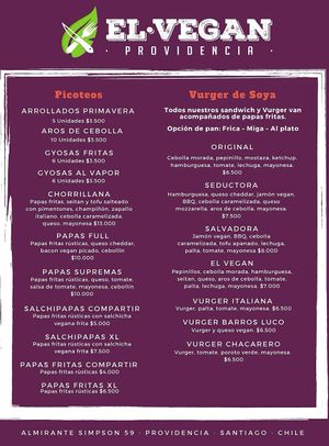  at El Vegan in Santiago