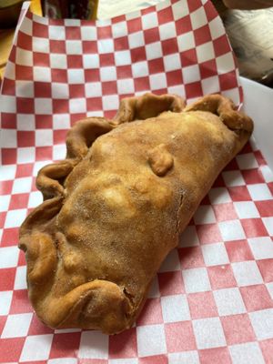 Vegan empanada  at El Vegan in Santiago