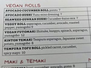 The main attractions. at JOI Asian Bistro in Austin