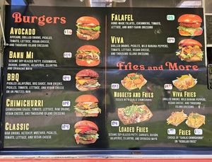 Menu 07/22/23 at Viva Vegan - Food Truck in San Francisco