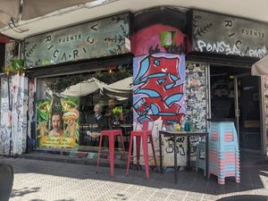 Exterior at Fuente Rica Rica in Santiago