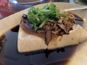 Tofu at Sin Lin Vegetarian Restaurant in Ipoh