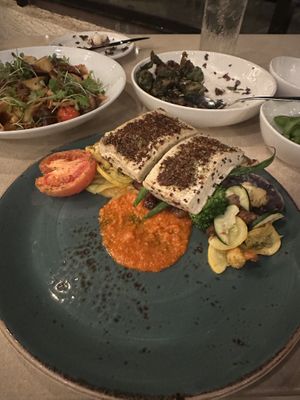 Herb crusted tofu  at Humble Market Kitchin in Wailea