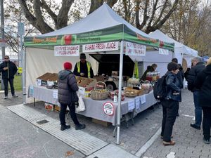 A fresh fruit stall at the Salamanca Market. at Salamanca Market in Hobart