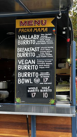 Vegan Burritoos  at Salamanca Market in Hobart