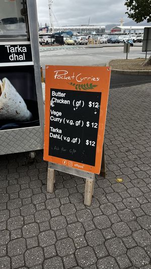 Vegan Curry  at Salamanca Market in Hobart
