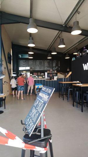 Inside + menu at Wakepark Fehmarn in Fehmarn
